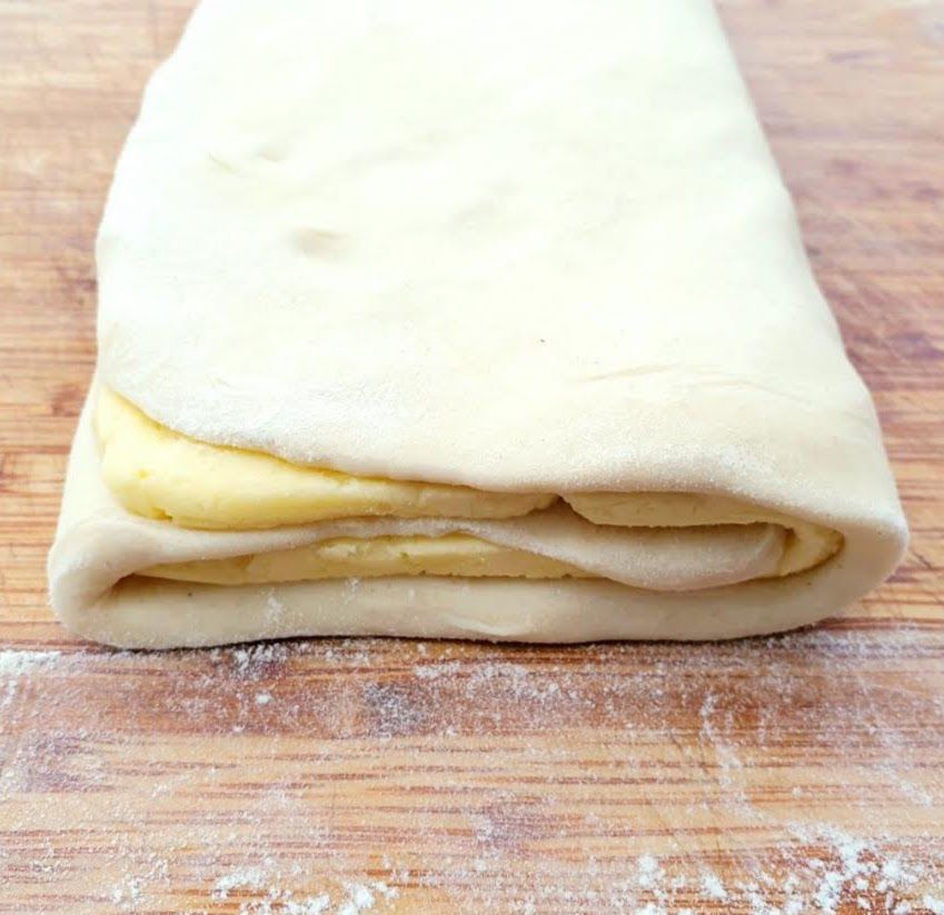 homemade puff pastry sheets