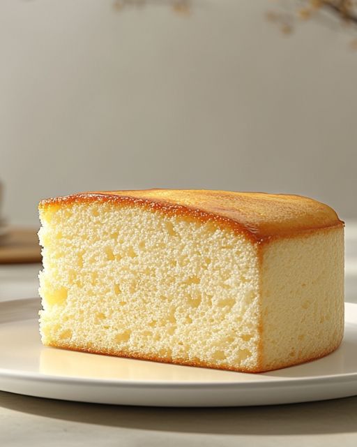 Eggless sponge cake
