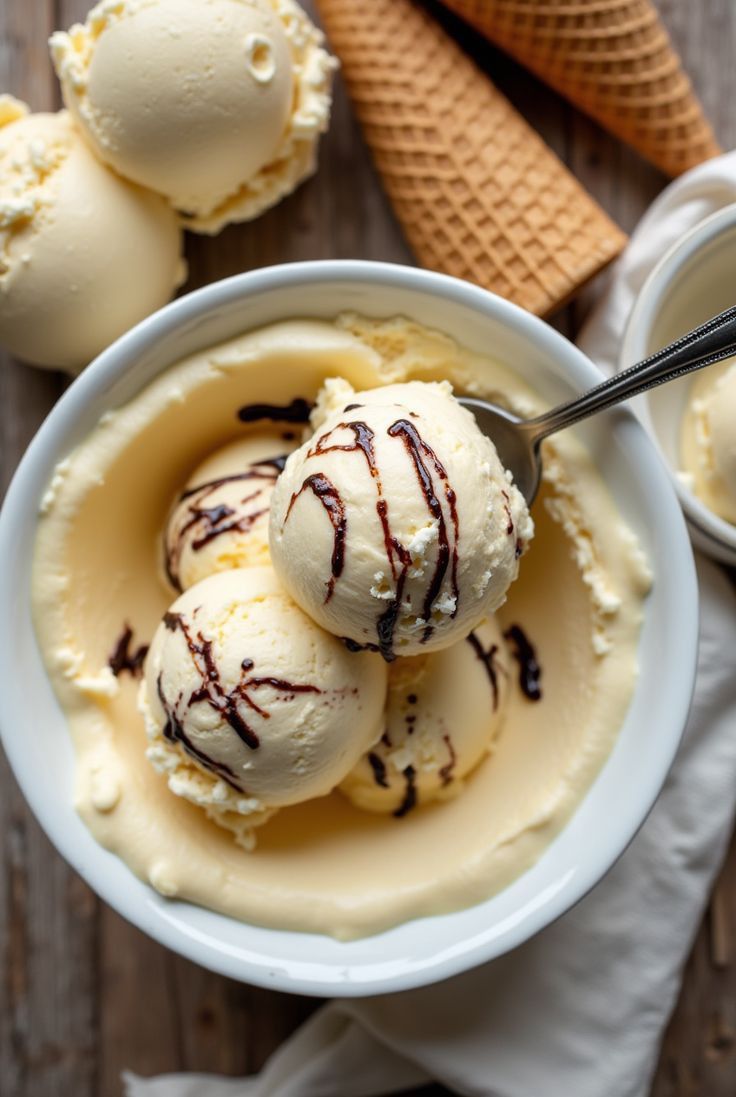 Authentic French Vanilla Ice cream recipe