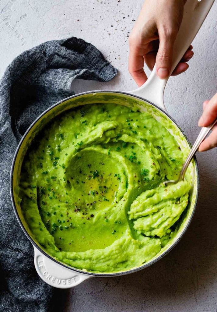 How to make green peas puree or sauce ?