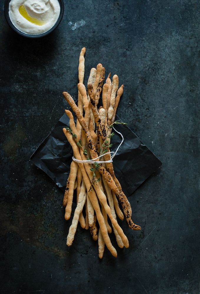Quick and crispy Italian Breadsticks ( Grissini ) recipe