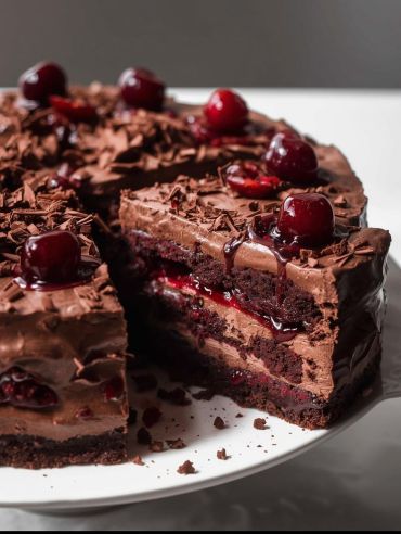 Sponge cake chocolate