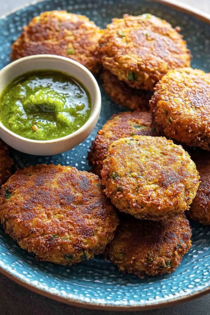 Homemade chicken shami kebab