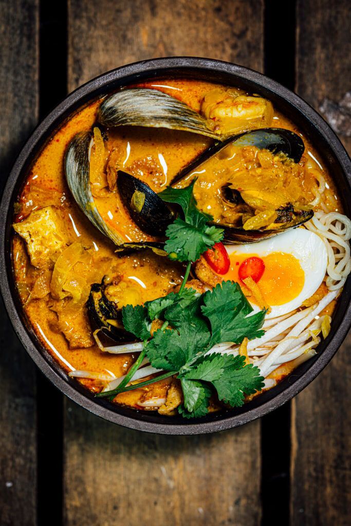 malay seafood laksa